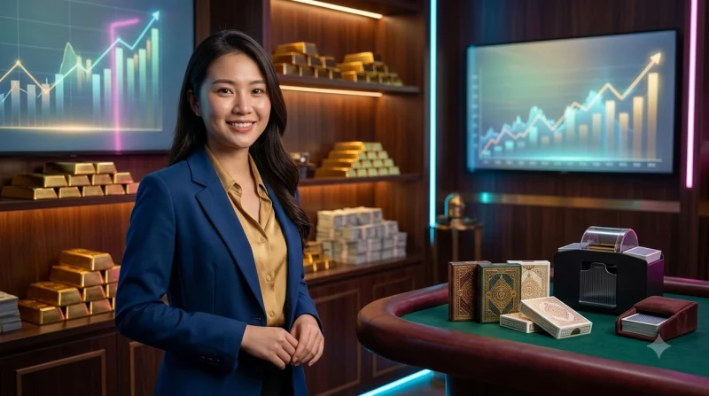 bo-cuc-blackjack-truc-tuyen-gon-gang-voi-chip-va-bai-sap-xep-ngan-nap-tong-anh-sang-vang-va-xanh-dam Bố cục blackjack trực tuyến gọn gàng với chip và bài sắp xếp ngăn nắp, tông ánh sáng vàng và xanh đậm